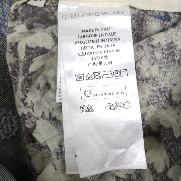 Stella McCartney Boho Embroidered Premium Jeans Size 24 - Picture 9 of 10